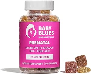 Bebek Blues Prenatal Gummies: DHA + EPA Omega 3s ile Multivitamin