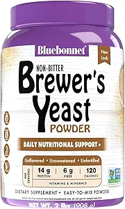 Bluebonnet Nutrition Super Earth Brewers Yeast Powder, Super Food, Whole Food, Source for Vitamins, Great Tasting, Vegan, Vegetarian, Non GMO, Gluten Free, Soy Free, Milk Free, Kosher, 2 lb