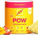 EBOOST POW Natural Pre Workout Toz - 20 Hizmet - Tropikal Zehir - Performans, Ortak Hareketli Destek, Enerji, Odak - Erkekler ve Kadınlar - Gluten-Free, Hiçbir Kretine