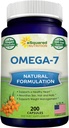 ASquared Nutrition Purified Omega 7 Fatty Acids-200 Capsules from Natural Sea Buckthorn, XL Vitamin Supplement,No Fish Burp,Vegan, Omega 3 6 9 for Complete Kilo Kaybı Sonuçları