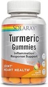 SOLARAY Turmeric Gummies w/Ginger | Sağlıklı Kalp & Inflammation Response Support | Vegan, Gluten Free | 30 Serv, 60 Ct