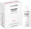 Codeage Wonder Heart Liquid CoQ10 Liposomal Ubiquinone Supplement, Coenzyme Q10 Kalp Vitaminleri, Non-GMO Sunflower Phosphatidylcholine Vegan Mix, Raspberry Flavored Softgel, 30 Pouches Pack