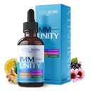Total Immune 6in-1 Liquid Multivitamin Supplement | 100% Daily çinko, Vitamin D3, C Immunity Drops Vitamin Liquid | Elderberry, Echinacea, Ginger Support for Yetişkinler & Kids | 4 oz Passion Fruit