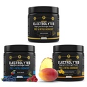 MMA Beslenme HRDWRK - 100 adet Keto Electrolytes Toz Hydration Sugar Free - Electrolyte Tozu Endurance'ı artırmak ve Fatigue'yi Electrolytes Supplement Set of 3 ile Azaltılması