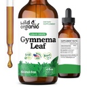 Wild & Organic Gymnema Sylvestre Extract Drops - Sugar-Free Gymnema Sylvestre Supplements - Gurmar Toz Temel Tincture - Vegan, Alkol Ücretsiz Banyo Malzemeleri - 4 fl ozz