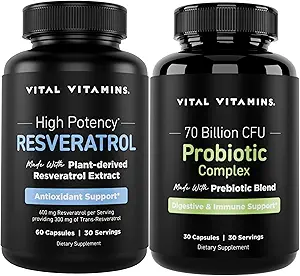 Κάψουλες Vitalσβερατρόλης & Probiotic Complex