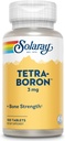 Solaray Tetra Boron 3 mg Tabletler | 100 Kont