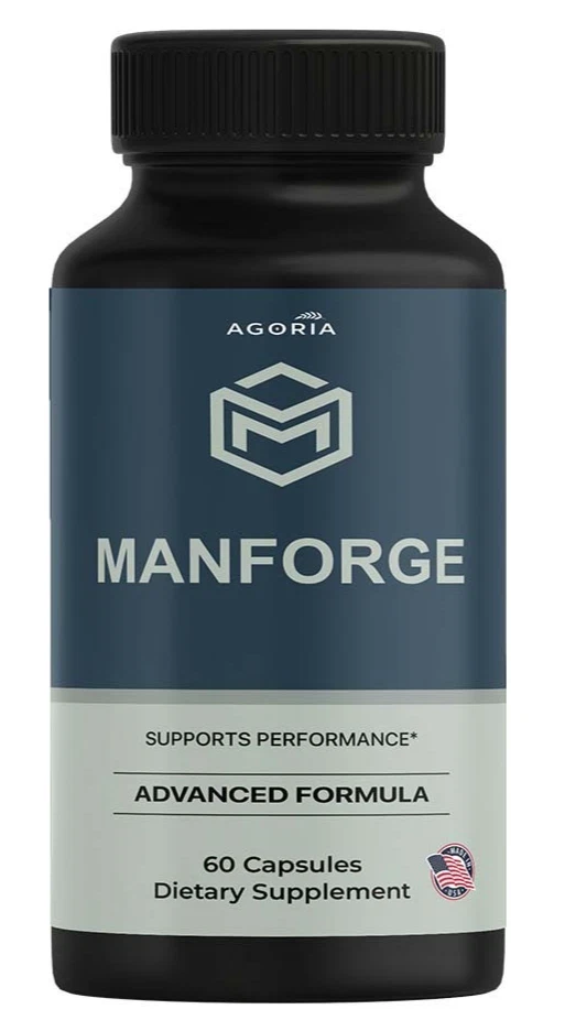 (1 Pack) Manforge Advanced Male Health Support Supplement Man Forge Capsules
