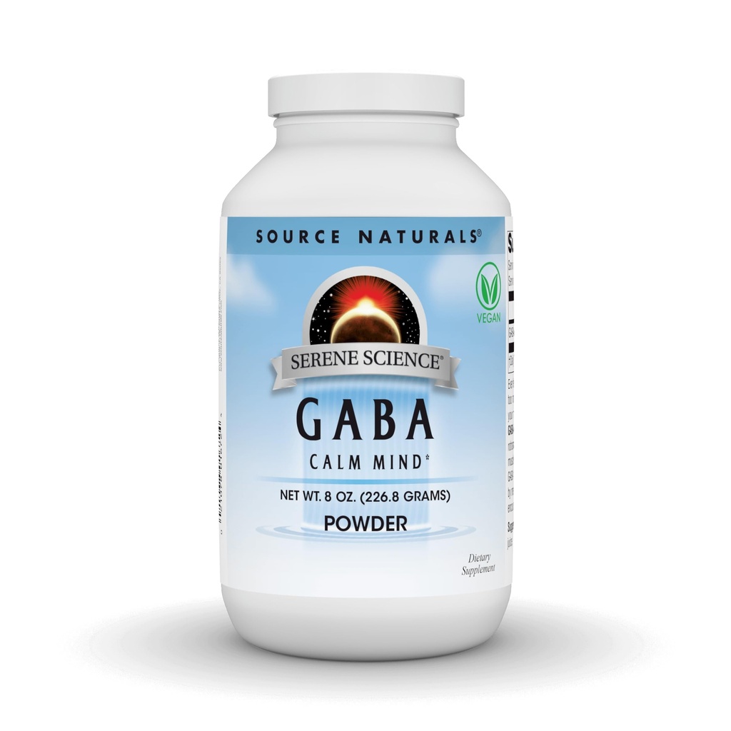 Source Naturals Serene Science GABA, 750 mg - 8 oz Toz