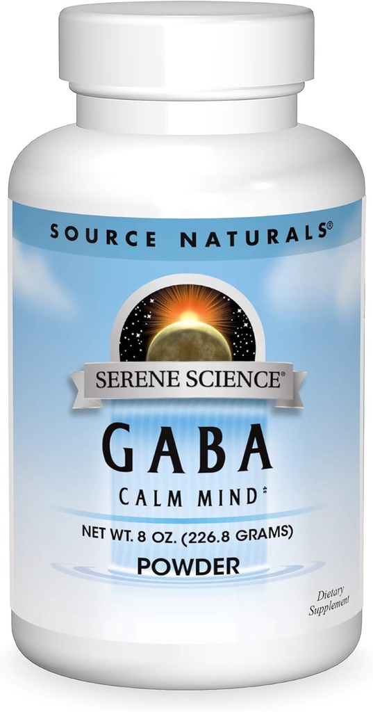 Source Naturals Serene Science GABA, 750 mg - 8 oz Toz