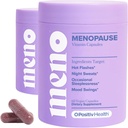 O Positiv MENO Vitamins for Menopause - Hormon-Free Menopause Supplement for Women - Black Cohosh & Ashwagandha KSM-66 - Helps Relieve Hot Flashes, Night Sweats, Mood Swings - 30 Hizmetler (Brook of 2)
