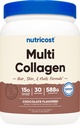 Nutricost Multi Collagen + Beauty & protein Toz (Milk Chocolate Flavor) 30 Hizmet - Biotin ve Collagen, ile, Non-GMO, Gluten-Free-Free-GMO, Gluten-Free-Free
