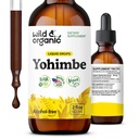 Vahşi ve Organik Yohimbe Erkekler ve Kadınlar için Tamamlar - 5 mg Yohimbine Sıvı Ekstralar - Pausinystalia Yohimbe Bark Tincture - Vegan, Alkol Özgür - 2 fl ozzz