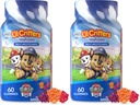 L’il Critters Paw Patrol Gummy Vites Καθημερινή Gummy Multivitamin για παιδιά, βιταμίνη C, D3 για ανοσοποιητική υποστήριξη Cherry, πορτοκαλί και άρωμα βατόμουρο, 60 Gummies (πακέτο των 2)