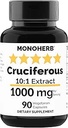 MONOHERB Cruciferan Extract 1000 mg - 90 Κάψουλες χορτοφάγων
