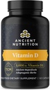 Antik Beslenme Vitamini D Supplement, Immune Support için 5.000 IU Vitamin D, Bone Broth ve Mushroom Extract, Supports Health Inflammation, Paleo ve Keto Friendly, 60 Capsules
