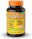 Amerikan Sağlık Ester-C 500 mg Citrus Bioflavonoids - 120 Vejetaryen Capsules - 24 Saat Immune Support - Non-GMO, Vegan, Gluten Free - 60 Hizmetler