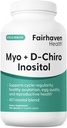 Fairhaven Health Myo-Inositol και D-Chiro Inositol συμπλήρωμα για τις γυναίκες 