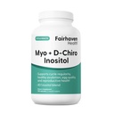 Fairhaven Health Myo-Inositol and D-Chiro Inositol Supplement for Women | 40:1 Oran | Kadın ve Hormon Dengesi için Kadın Davranış Tamam * | Vegan | 240 Myo & D-Chiro Inositol Capsules