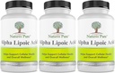 Basitçe Doğalar Saf Alfa Lipoic Asit 600 mg 360 Veggie Capsules, Non-GMO Thioctic Asit 12 Ay Supply
