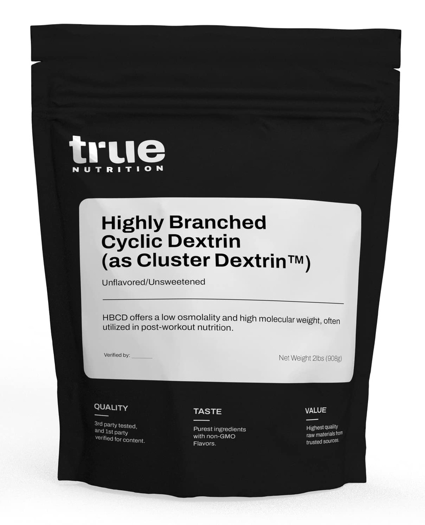 Gerçek Beslenme - Yüksek Lisanslı Cyclic Dextrin - Sustained Intra-Workout Energy, Geliştirilmiş Post-Workout Muscle Recovery - Vegan ve Non-GMO - Unflavored 2lb.