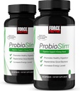 ProbioSlim Probiyotikler ve Yeşil Çay Ekstraksiyonu ile Kadınlar ve Erkekler için Probiyotik Probiyotik Supplement, Gaz, Bloating, Constipation, Support Digestive and Gut Health, 120 Capsules (2-Pack)