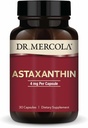 Dr. Mercola Organik Astaxanthin - 4 mg Astaxanthin - Güçlü Antioksi Desteği - Organik Mikroalgae Ekstraksiyon - Non-GMO, Gluten-Free & Soy-Free - 30 Capsules (30 hizmet)