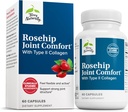 Terry Rosehip Joint Comfort - Sağlıklı Ortak Hareketlilik ve Flexability Support Supplement - Tip II Collagen ile Tamam - Ortak Yapı ve Kartilage Supplement - 60 Capsules