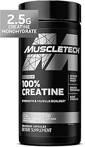MuscleTech Platinum Cytine Monohidrat Capsules - 100 Veggie Pills - 100 Veggie Pills