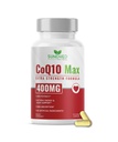 CoQ10 400 mg Vegan, Ultra CoQ10 - Ultra High Abvitamin Coenzyme Q10 Supplements - Vascular ve Heart Health için Antioksit ve Enerji Üretimi - 60 Kont