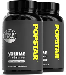 POPSTAR Labs Semen Volume Booster - Men's Semen Health & Fertility Supplement - Doctor Formulated to Increase Load Volume - Made in USA - Non-GMO, Organic, Vegan - 240 Capsules - (2 Month Supply)