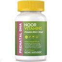 Noor Vitamins Halal Prenatal Vitaminler DHA ve Folic Asit, Essential Vitaminler, Ginger to Soothe Mom's Stomach, Iron, Softgels, Prenatal Vitaminler / Gecikmeden Önce (Ay Supply)