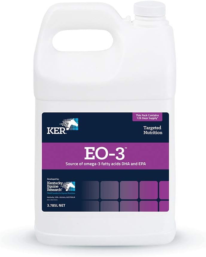 Kentuckyne Equi Research EO-3: Omega-3 Fatty Asits DHA ve EPA Atlar için Kaynağı, 1 Gal (128 Hizmet)