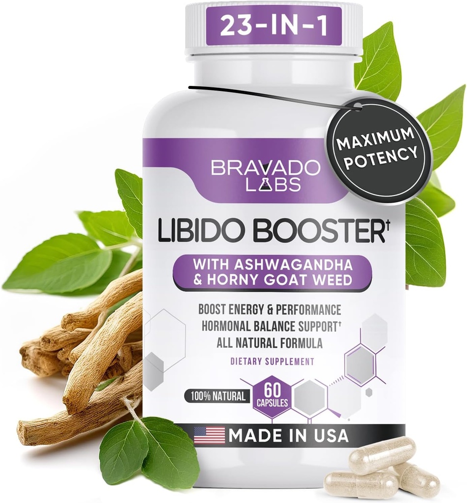Libido Geliştirilmiş Tamam - Kadınlar için Kadın Libido ATM - Drive, Enerji, Mood, Intimacy ve Performans Geliştirme Pilleri - Maca Root, Ashwagandha, Dong Quai - 60 ctdha, Dong Quai - 60 ct