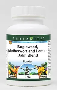 Tiroid Destek Toz - Bugleweed, Motherwort ve Lemon Balm (1 oz, ZIN: 511180)