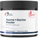 Sağlık Taurin + Glycine Toz için Tasarımlar - Sağlıklı Ağlama için Amino Asitler - Destek Hücreleri, Metabolik & Kalp Sağlığı - Non-GMO Unflavored Amino Asit Toz (250 g)