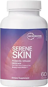 Mikrobiyom Laboratuvarları SereneSkin - Citrus Polyols ile Skin Clarity & Gut Health Support - Daily Probiyotik Skincare - Soothe The Gut-Skin Axis (60 Capsules)