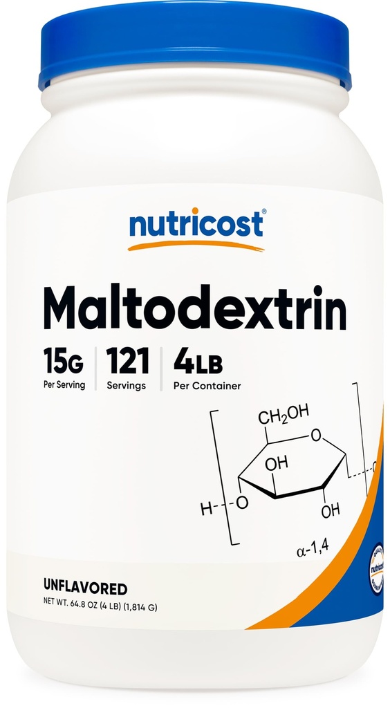 Nutricost Maltodextrin Toz 4LBS - Gluten Free, Non-GMO