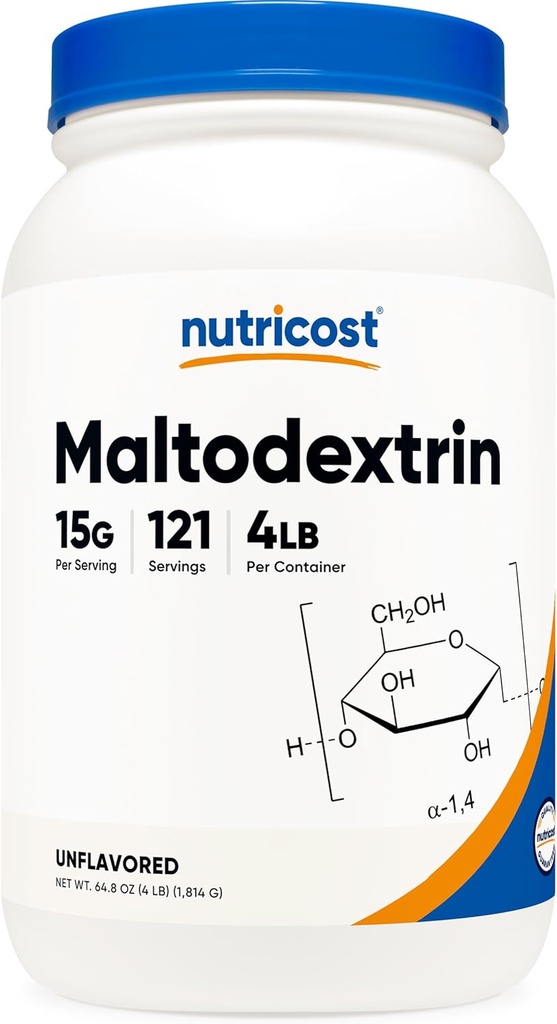Nutricost Maltodextrin Toz 4LBS - Gluten Free, Non-GMO