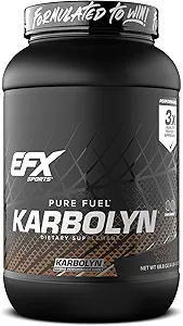 EFX Sports Karbolyn Fuel | Fast-Absorbing Carbohydrate Powder | Carb Load, Sustained Energy, Quick Recovery | Stimulant Free | 36 Servings (Chocolate Overload)