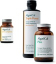 ALGAECAL Grafik - D3 Tamam (1000 IU) + Vitaminler K2, E & A & Plant-Baseduba Güçlü Bones & Fish Oil Omega 3 1200 mg EPA DHA