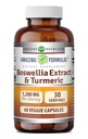 Amazing Formulas Boswellia Extract & Turmeric Supplement 