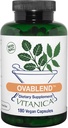 Vitanica OvaBlend - Ovarian Health & Hormone Balance for Women - Συμπλήρωμα υποστήριξης ενδοκρινών με ρίζα Sarsaparilla & NAC - συμπλήρωμα διατροφής βοτάνων για γυναίκες - Pro Logo - 180 Vegan Caps
