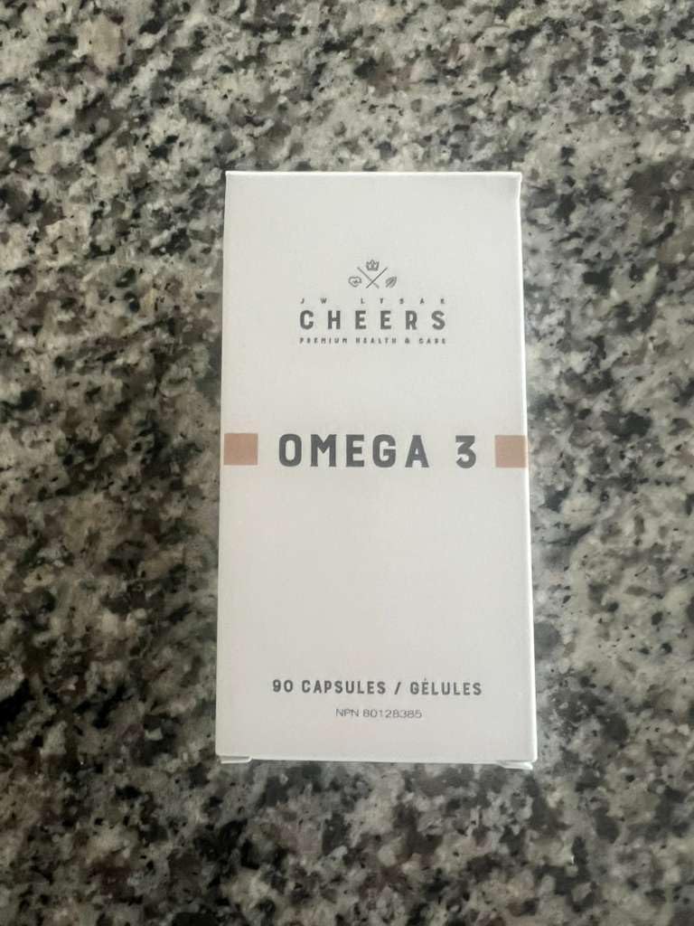 CHEERS Omega-3 Supplement | High Strength 550 mg EPA & DHA Per Capsule | 90 Bio available, Clean Label Supplement | Supports Heart, Brain, Vision & Immune Health | Vcaps Plus, Odorless | 90 Capsules