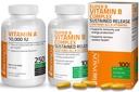 Bronson Super B Vitamin B Kompleksi Sustained Slow release + Vitamin A 10.000 IU Premium Non-GMO Formula