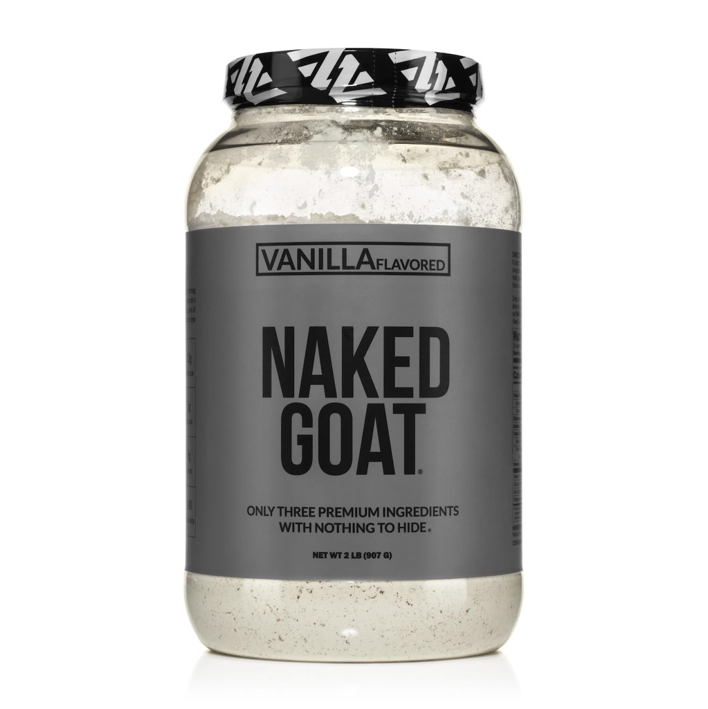 NAKED Goat Vanilla proteini Toz - Pasture Fed Goat Whey Protein Tozu Küçük Yaşamlardan - Sadece 3 Malzemeler - GMO Free, Soy Free - All Natural - 23 Grams of Protein - 25 Hizmet