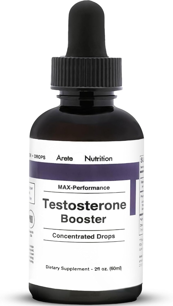 testosteron ATM - Tribulus Terrestris ve Tongkat Ali ile Erkekler ve Kadınlar Enhancing, Muscle Recovery & Energy - 2oz Sıvı Şişe