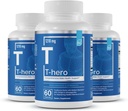 Essential Elements Male Health Supplement - Kas Support & T-Health with DIM, Ashwagandha, Shilajit, More | T-Hero 60 Vegan Capsules (3-Pack)