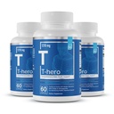 Essential Elements Male Health Supplement - Kas Support & T-Health with DIM, Ashwagandha, Shilajit, More | T-Hero 60 Vegan Capsules (3-Pack)