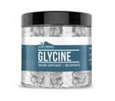 Earthborn Elements Glycine 200 Capsules, Pure & Undiled, No Wordss